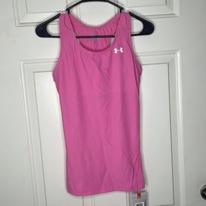 Under Armour Womens Compression Pink Tank Top Size M NWT